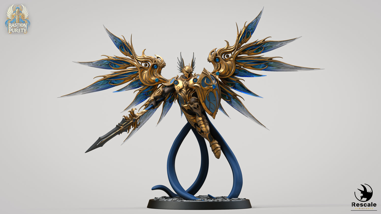 Dieses Bild ist das Kategoriebild für das Release 24_09: Rescale: Bastion of Purity – Fantasy Tabletop Miniaturen