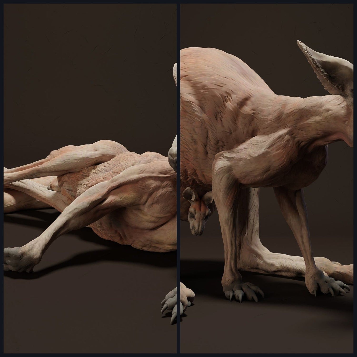 Dit beeld is de categoriefoto voor de release 23_04: Australische Tierfiguren für Diorama und Modellbau