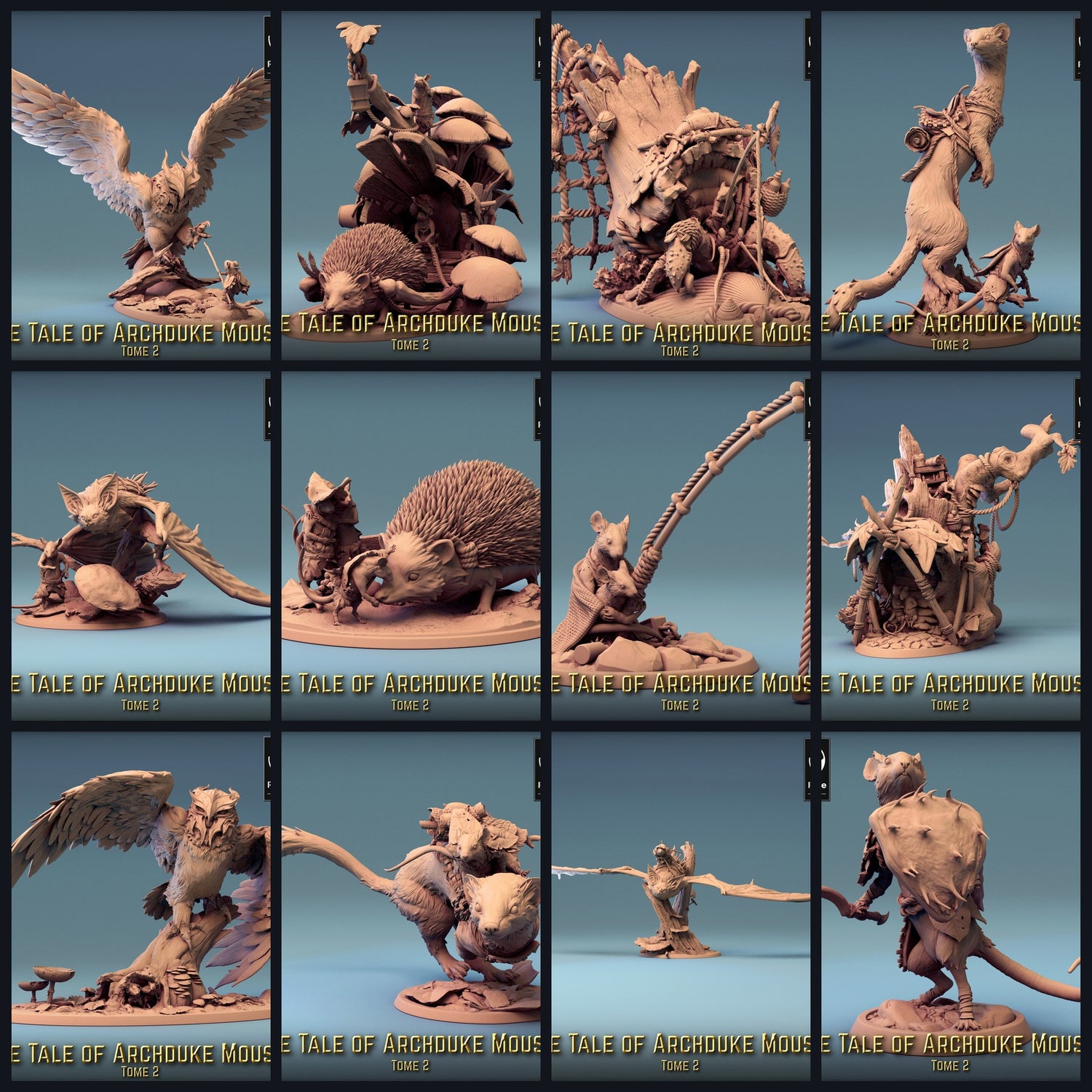 Dit beeld is de categoriefoto voor de release 23_11: The tales of Archduke Mousin Tome 2 - Rescale muizenscènes