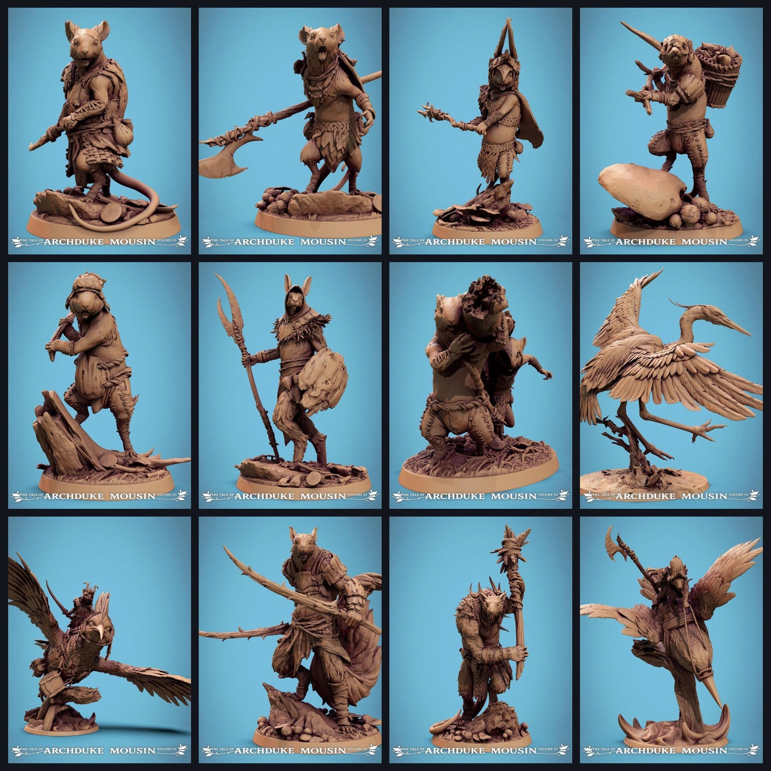 Dit beeld is de categorieafbeelding voor de release 25_07: The Tales of Archduke Mousin Tome 3 - Rescale Miniaturen