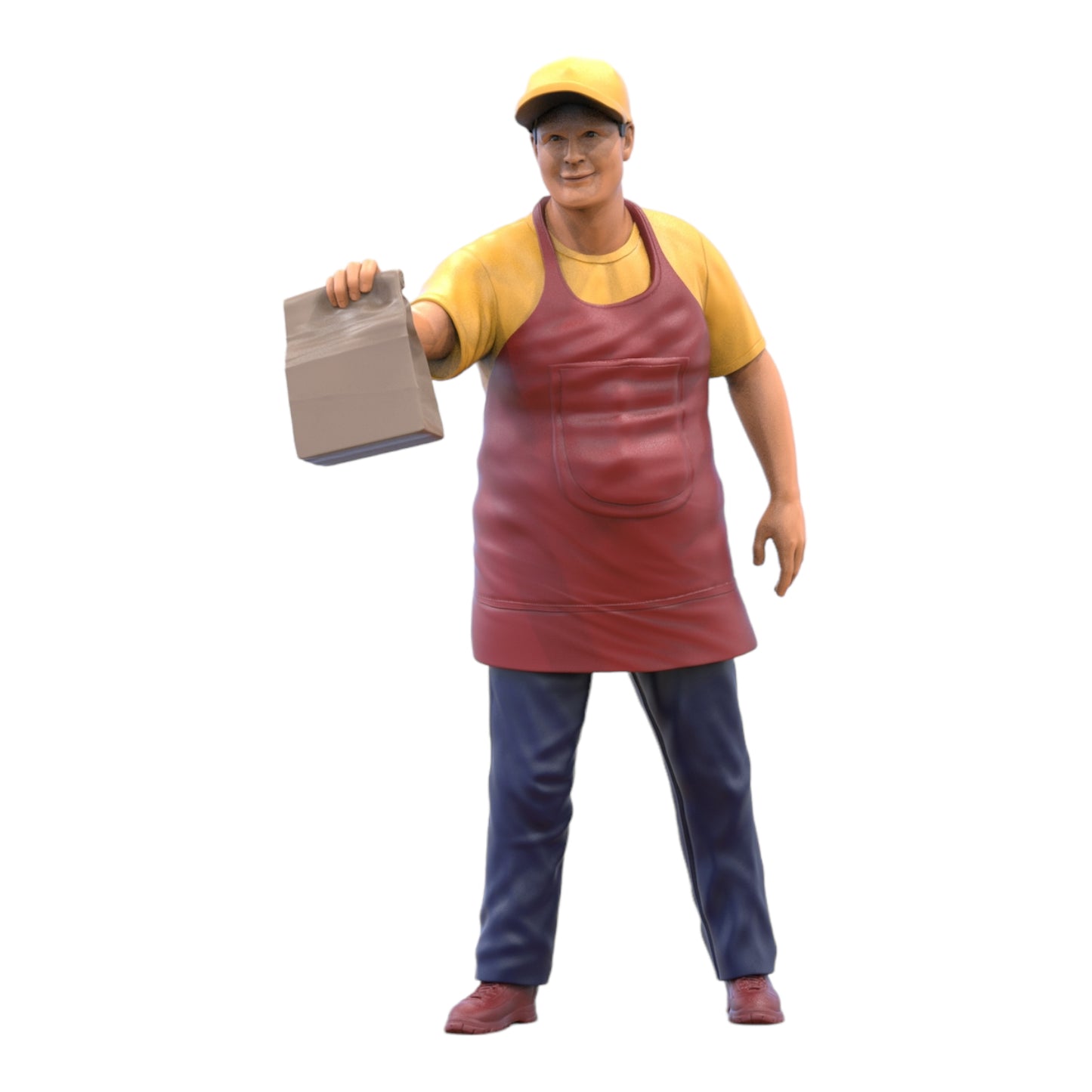 Productfoto Diorama en modelbouw miniatuurfiguur: Etenverkoper