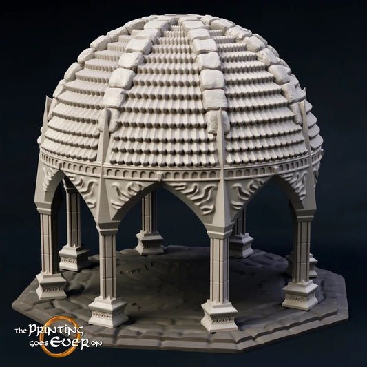 Productfoto Tabletop 28mm The Printing Goes Ever On (TPGEO) 0: Fehntop Buitenpost - Weergetekende Vestiging in de Wildernis