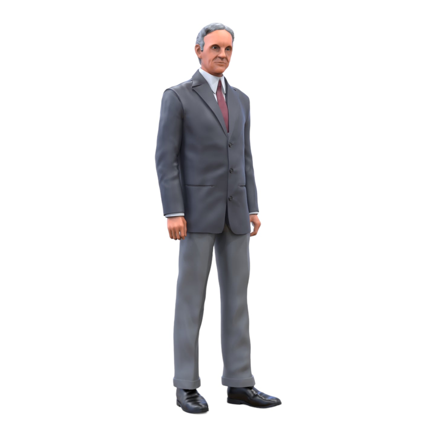 Productfoto diorama en modelbouw miniatuur figuur: man in pak