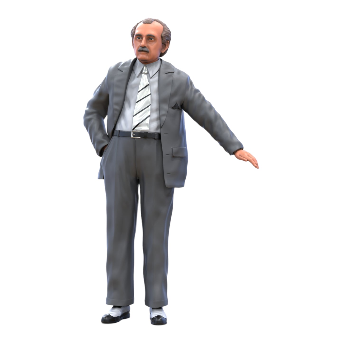 Productfoto Diorama en modelbouw miniatuur figuur: Man in pak en stropdas