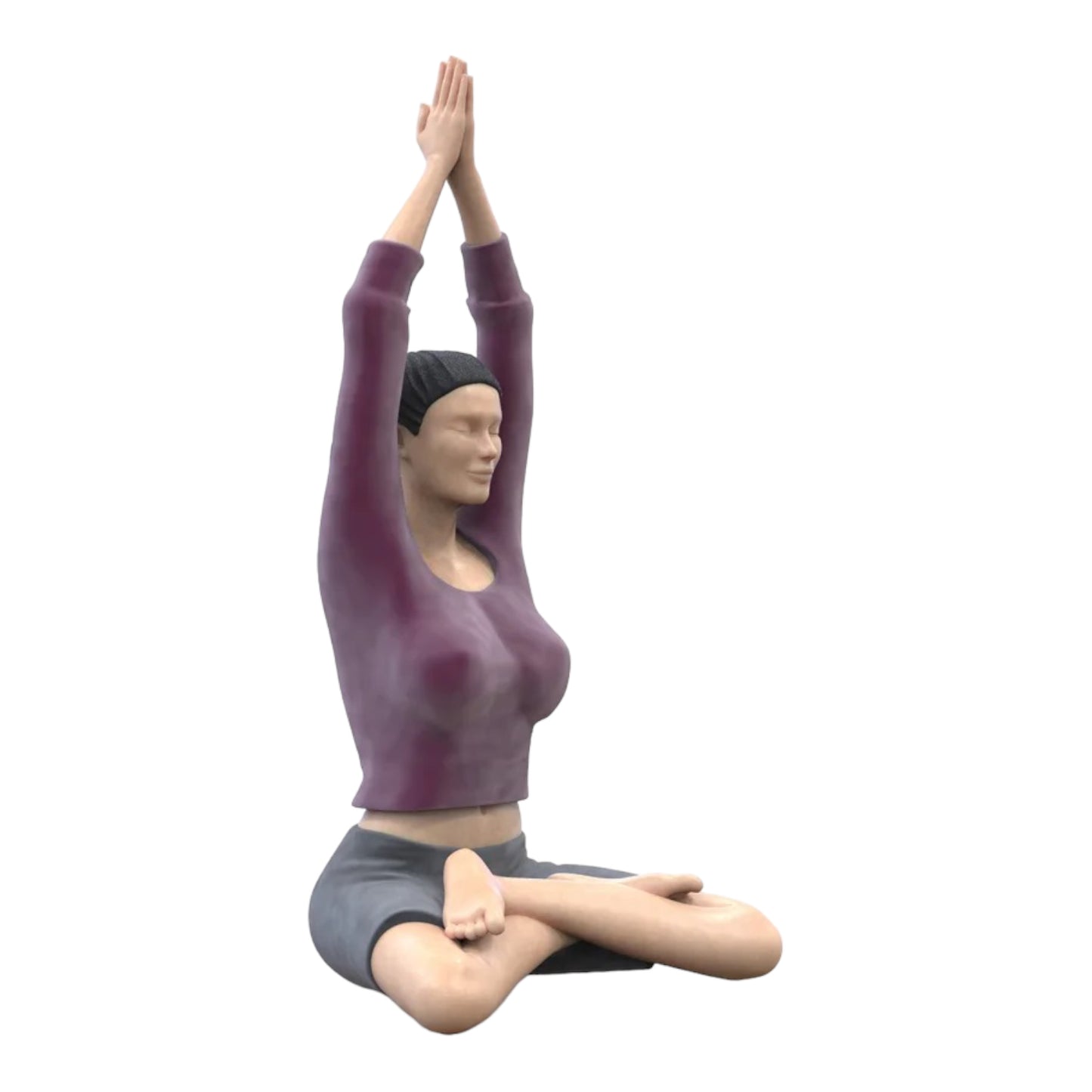 Productfoto diorama en modelbouw miniatuur figuur: Yoga vrouw