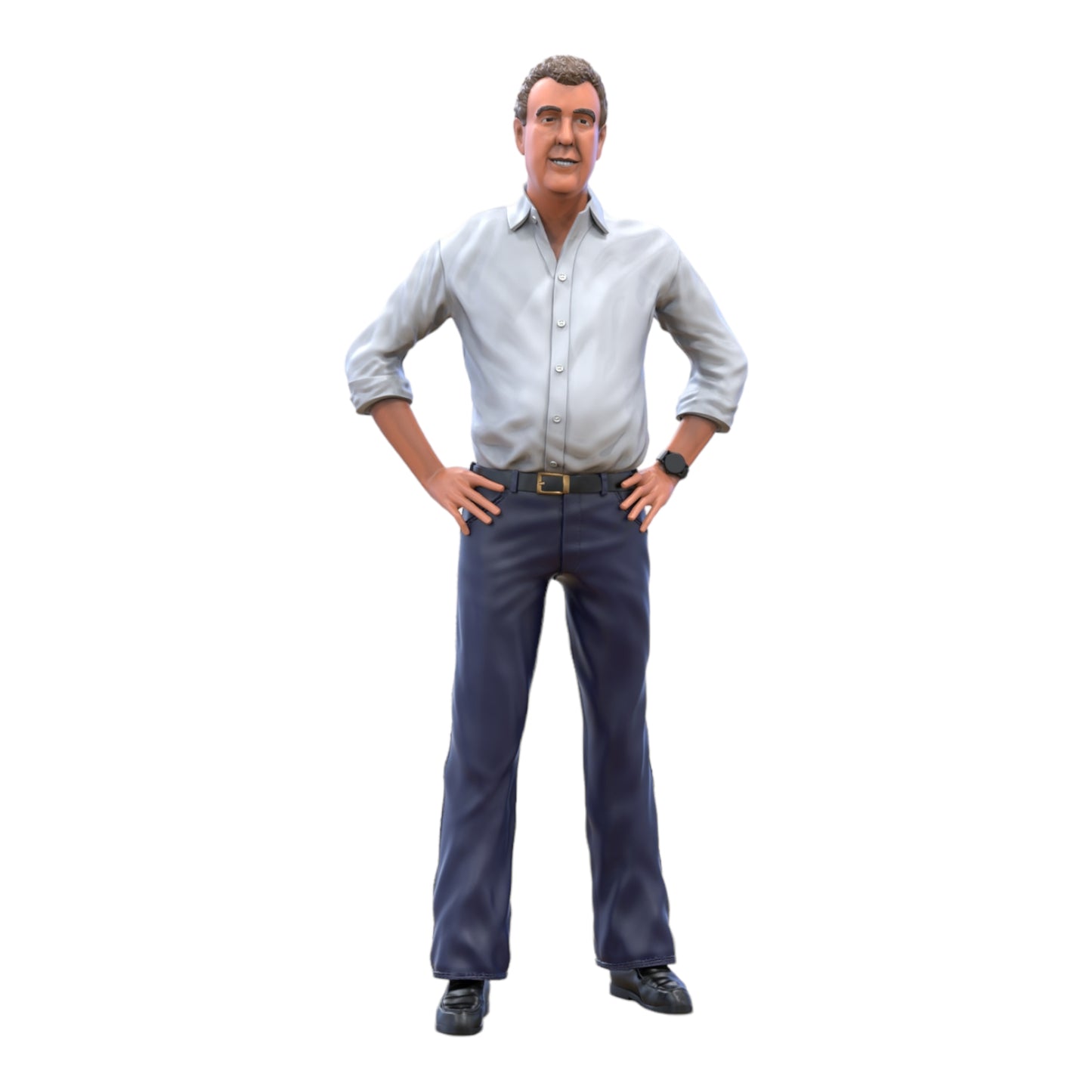 Produktfoto Diorama und Modellbau Miniatur Figur: Gewöhnlicher Mann mit Hemd, stehend