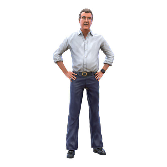 Productfoto Diorama en modelbouw miniatuurfiguur: Gewone man met shirt, staand