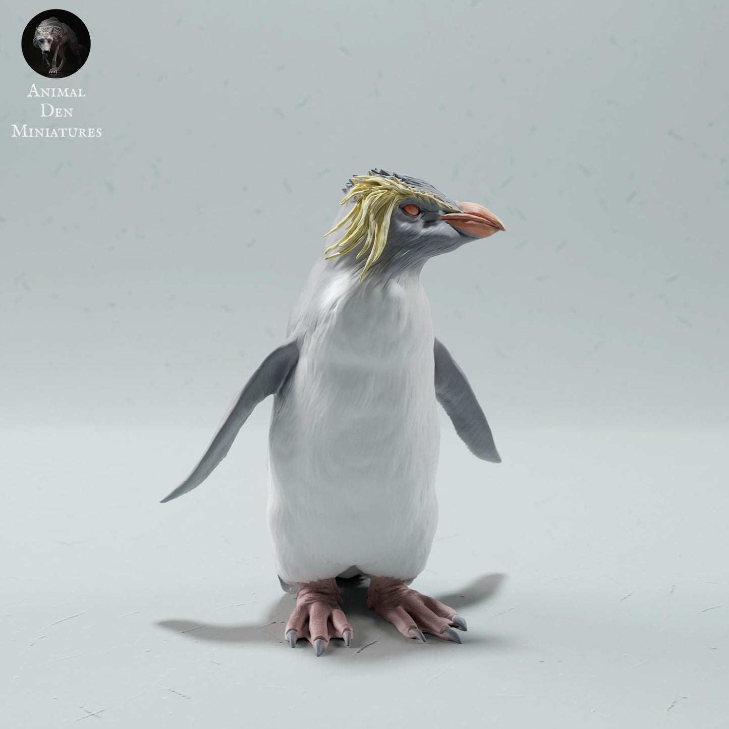 Productfoto Dier Figuur Diorama, Modelbouw: 0: Zeedier Figuur: Rots-pinguïn – Rockhopper (Ref 01_01_64)