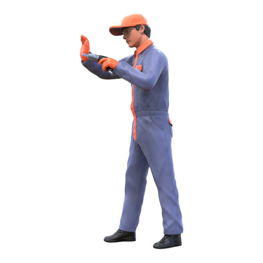 Productfoto Diorama en modelbouw miniatuurfiguur: Mechanicus monteur