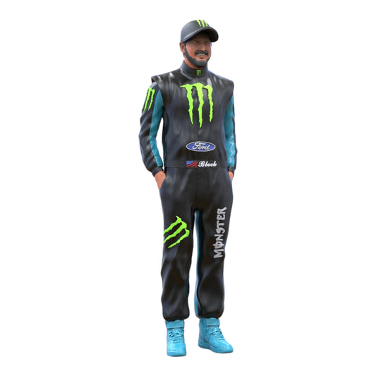 Productfoto Diorama en Modelbouw Miniatuurfiguur: Drifter - Racer met Base Cap