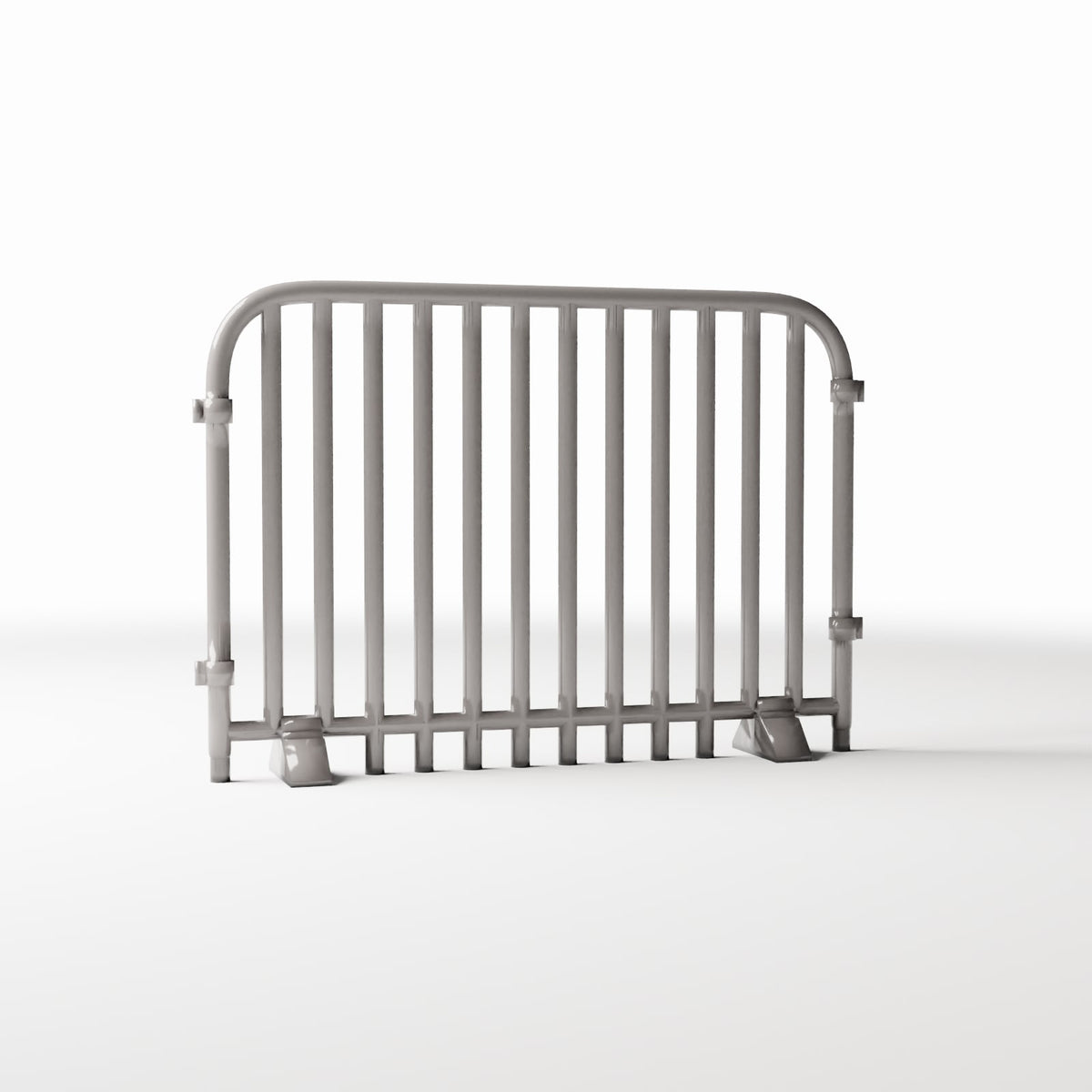 Productfoto diorama en modelbouw 3: Diorama Straat: Mobiel stalen dranghek (Ref. 1050D)