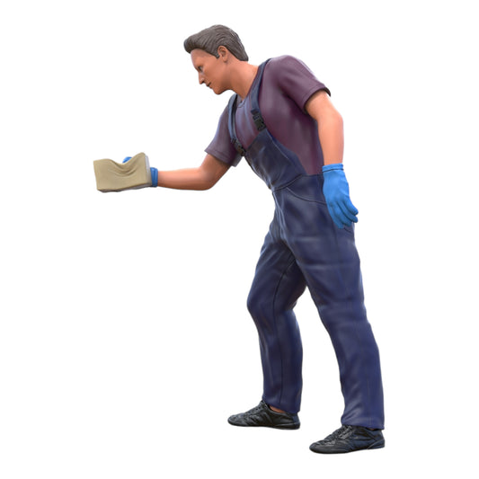 Productfoto Diorama en Modelbouw Miniatuur Figuur: Autowasser 2