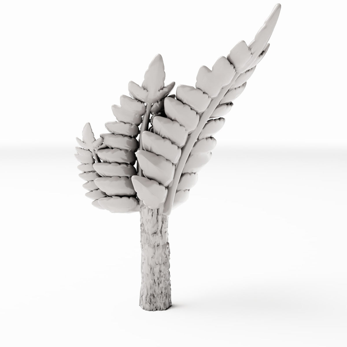 Productfoto diorama en modelbouw 3: Dioramaplanten: Bladerrijke tak met ruwe stam (Ref. 1180D)