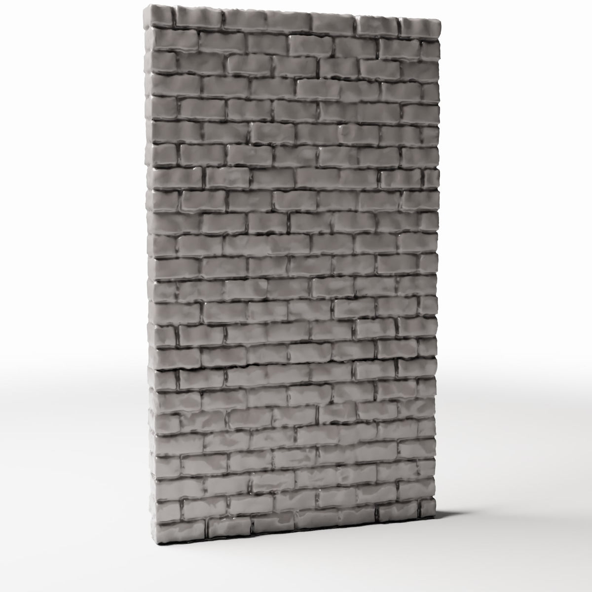 Productfoto diorama en modelbouw 3: Dioramagebouw: smalle, hoge bakstenen muur, onbeschadigd (Ref. 1202D)