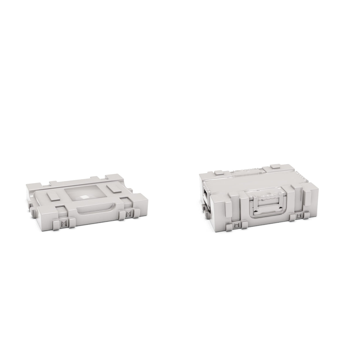Diorama-modelbouw productfoto 3: Diorama-opslag en transport: militaire kist type D04 als bouwpakket (Ref. 1275D)