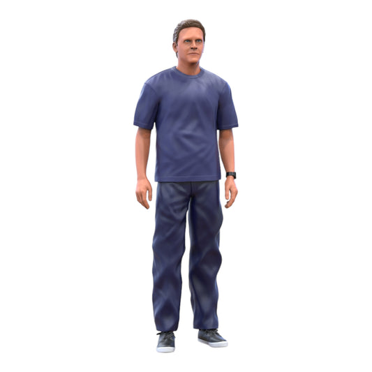 Productfoto diorama en modelbouw miniatuurfiguur: Racer 1 - coureur