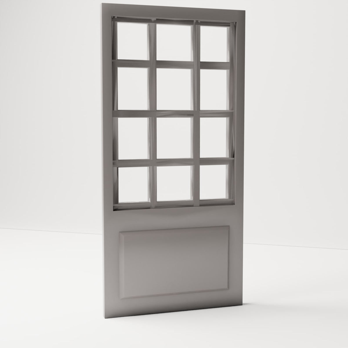 MyPortal 129 3: Diorama-gebouwdetails: klassieke deur met roedenvenster (Ref. 129D)