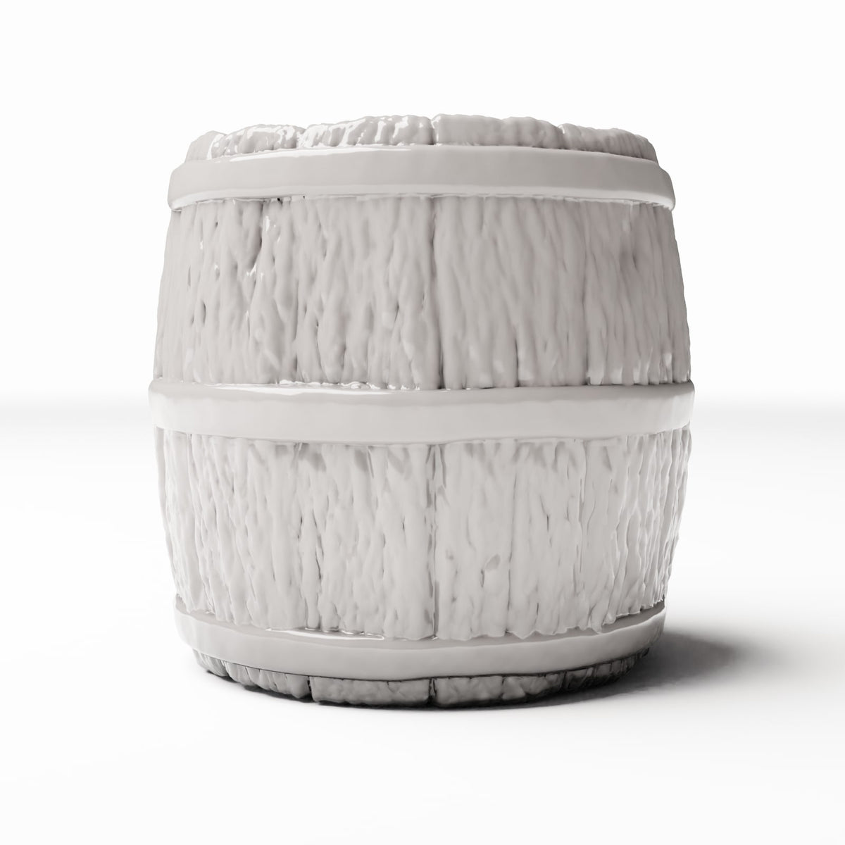 Productfoto diorama en modelbouw 3: Diorama-accessoires: rustiek houten miniatuurvat (Ref. 1313D)