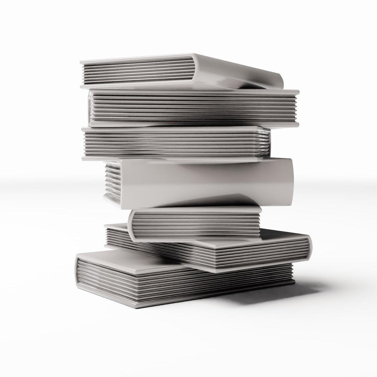Productfoto diorama en modelbouw 3: Dioramainterieur: stapel boeken voor een miniatuurboekenkast (Ref. 1322D)