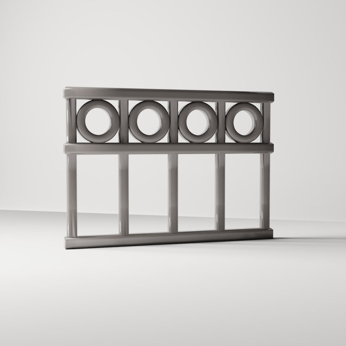 MyPortal 132 3: Dioramaterrein: decoratief hekelement met ringen (ref. 132D)