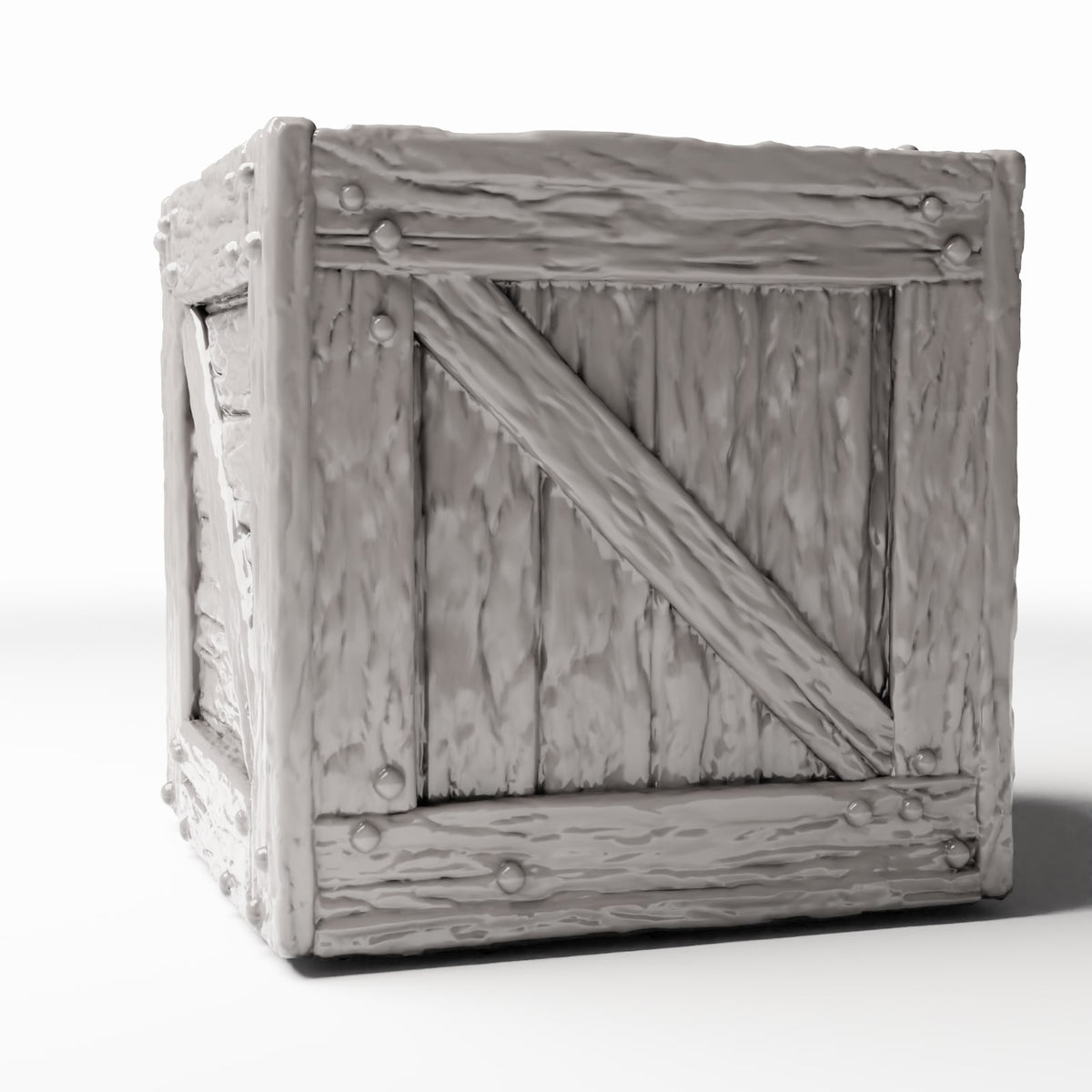 Productfoto diorama en modelbouw 3: Diorama-accessoires: rustieke miniatuurkist (Ref. 1369D)