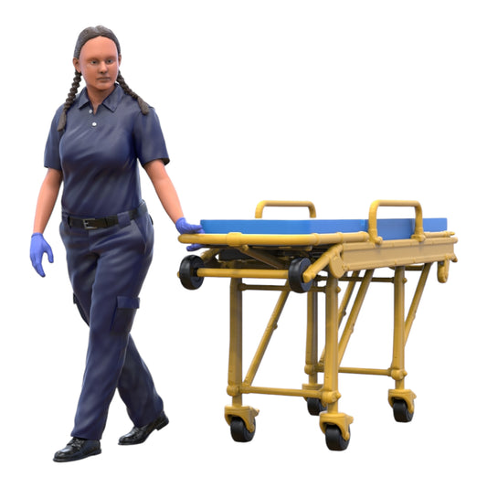 Productfoto diorama en modelbouw miniatuur figuur: Sanitäter 2