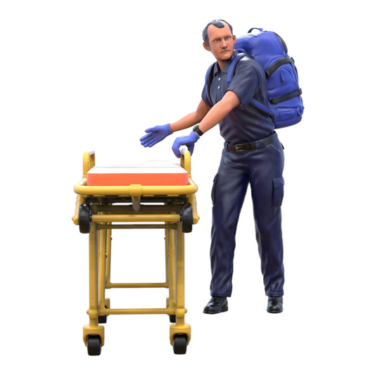 Productfoto diorama en modelbouw miniatuur figuur: Sanitaire 4