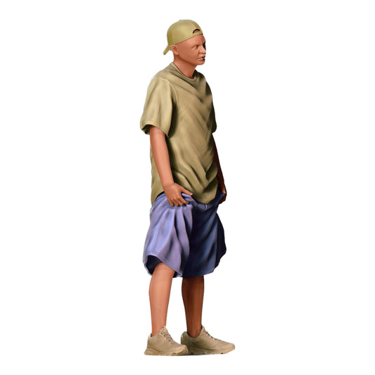 Productfoto diorama en modelbouw miniatuurfiguur: Homie | Gangster | Hip Hopper 5