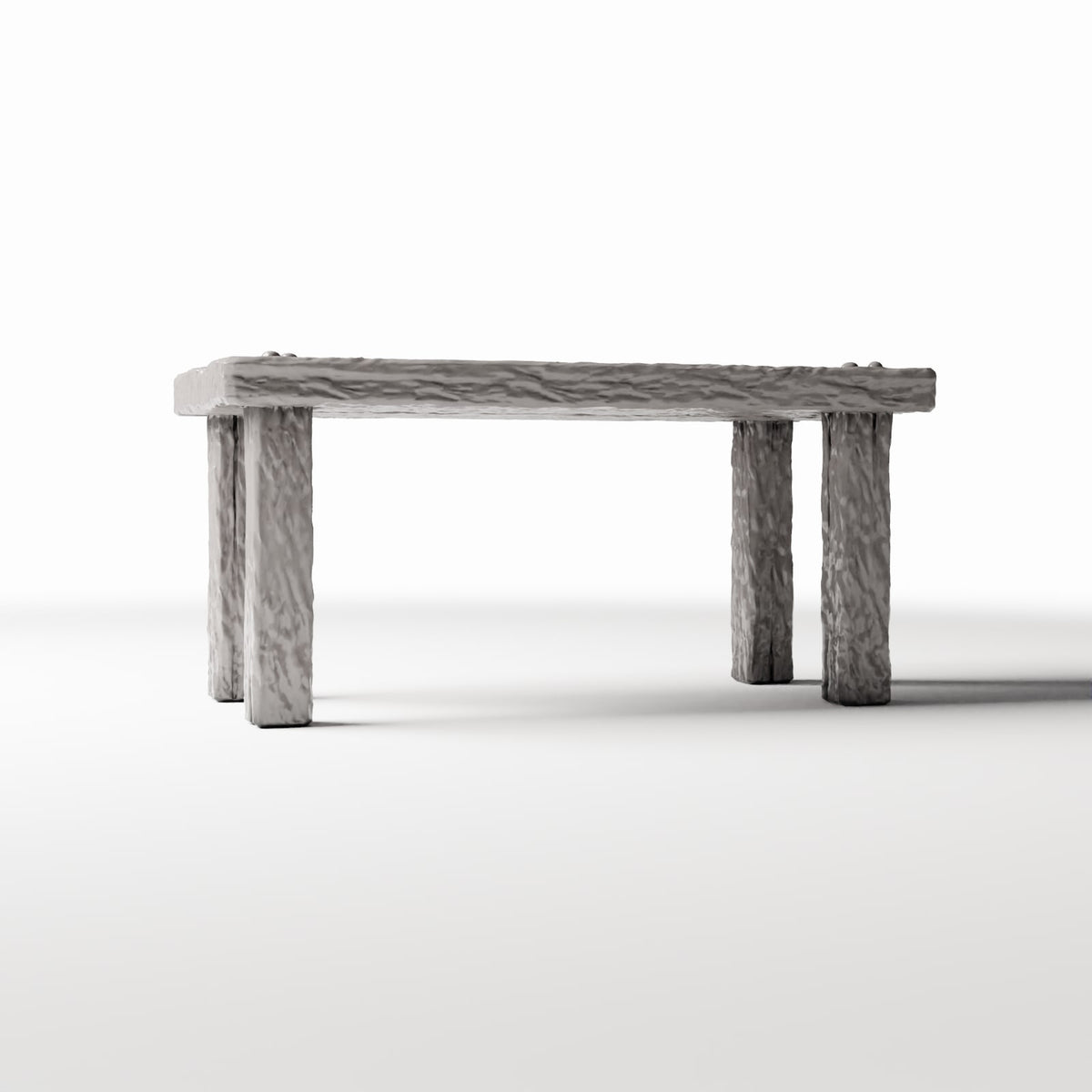 Productfoto diorama en modelbouw 3: Dioramakeuken: rustieke houten tafel voor de miniatuurkeuken (Ref. 1502D)