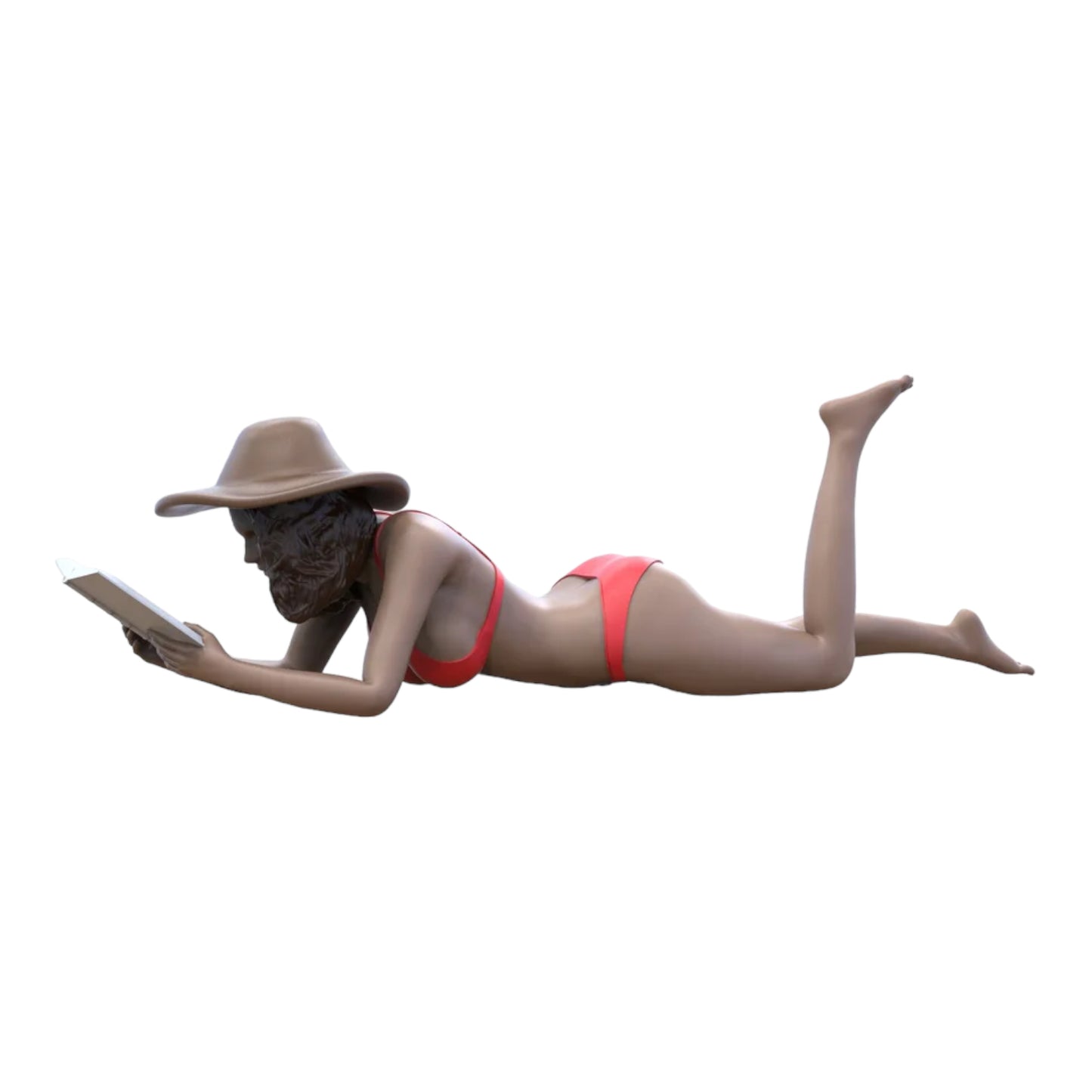 Productfoto Diorama en Modelbouw Miniatuur Figuur: Vrouw op het Strand 2