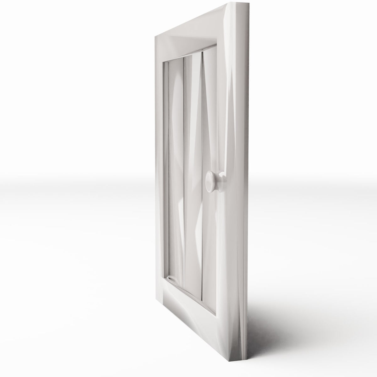 Productfoto diorama en modelbouw 3: Dioramameubels: Hoge keukenkastdeur met knop (Ref. 157D)