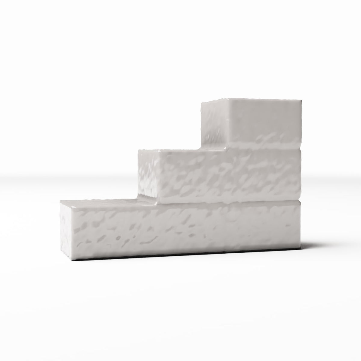 Productfoto diorama en modelbouw 3: Diorama-architectuur: getrapt bakstenen muursegment als bouwdetail (Ref. 1645D)