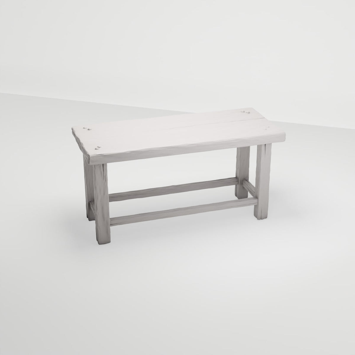 Diorama Modellbau Produktfoto 3: Diorama Möbel: Rustikaler Arbeitstisch aus Holz (Ref. 185D)