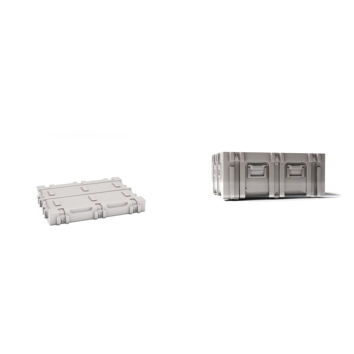 Productfoto diorama en modelbouw 3: Diorama-opslag: miniatuur militaire transportkist (Ref. 1913D)
