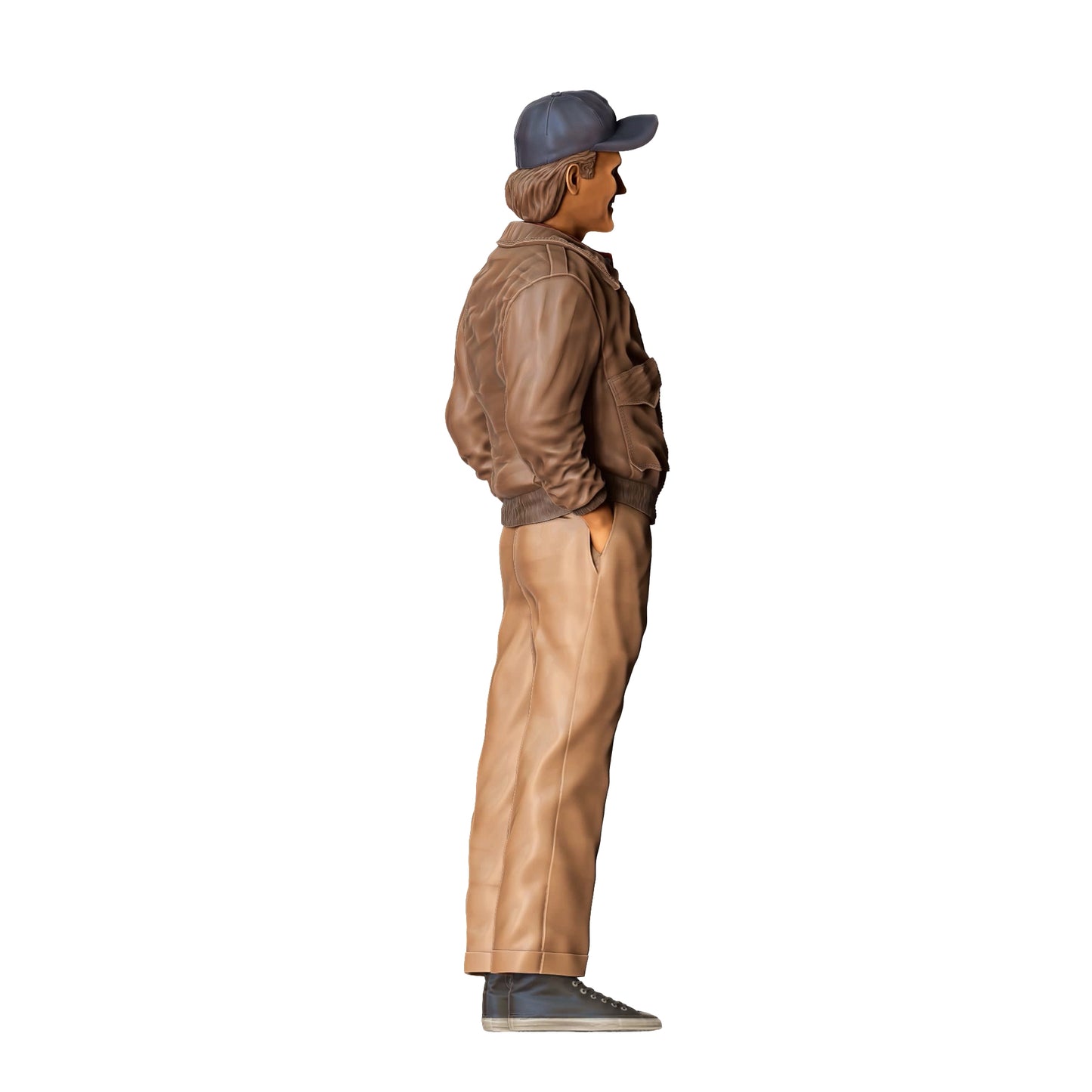 Produktfoto Diorama und Modellbau Miniatur Figur: Alltags Helden: Mann mit Kappe und Lederjacke