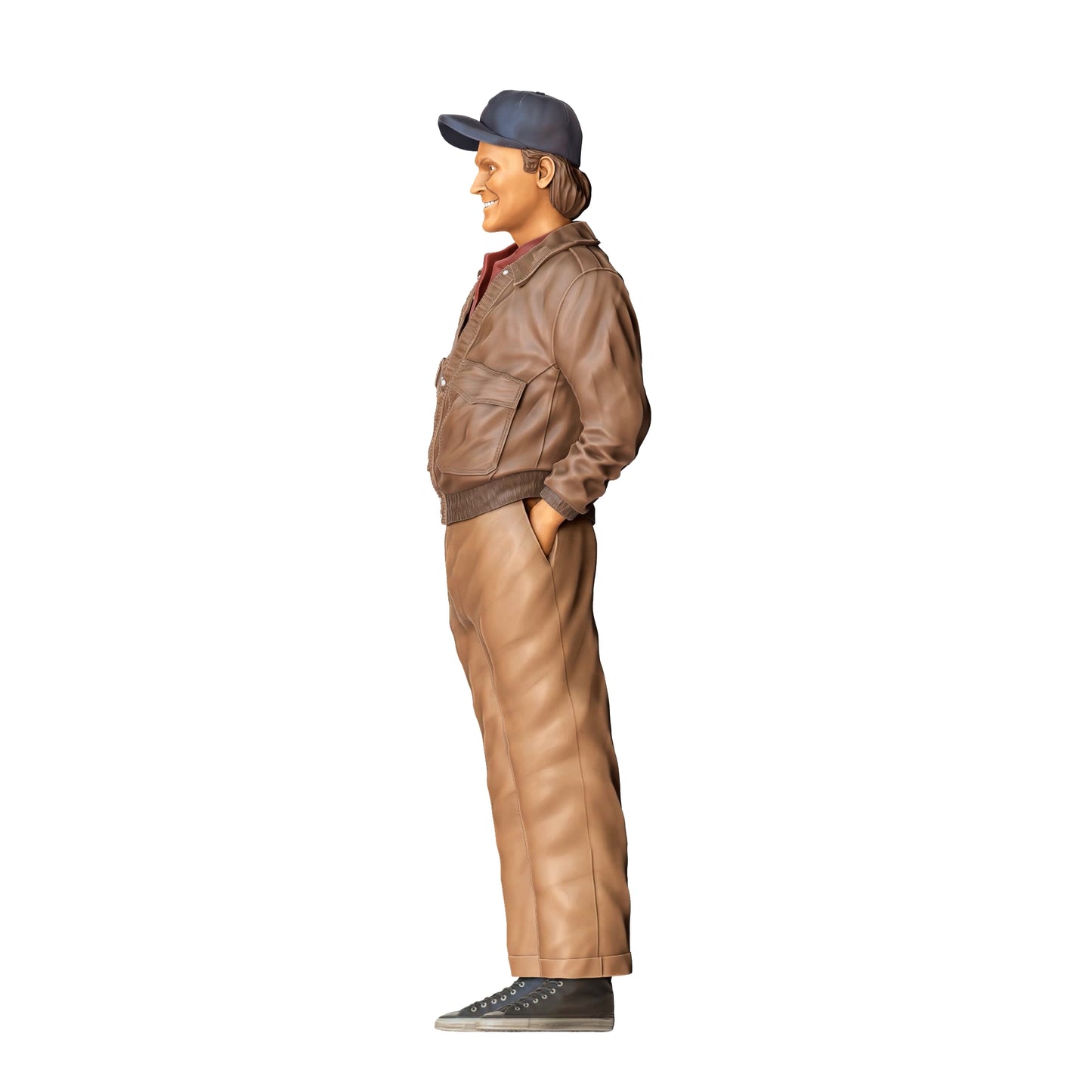 Produktfoto Diorama und Modellbau Miniatur Figur: Alltags Helden: Mann mit Kappe und Lederjacke