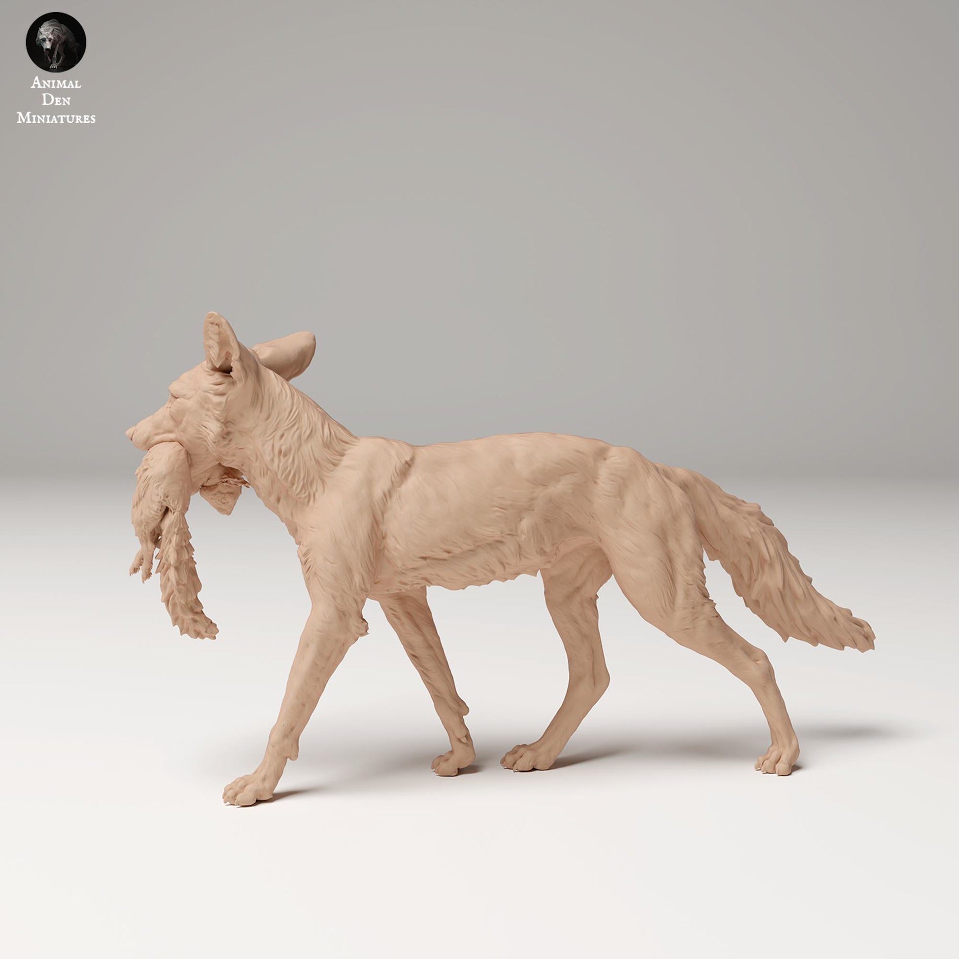 Productfoto Dierfiguur Diorama, Modelbouw: 0: Wilde Dierfiguur: Rode Vos met Eekhoorn (Ref 24_09_04)