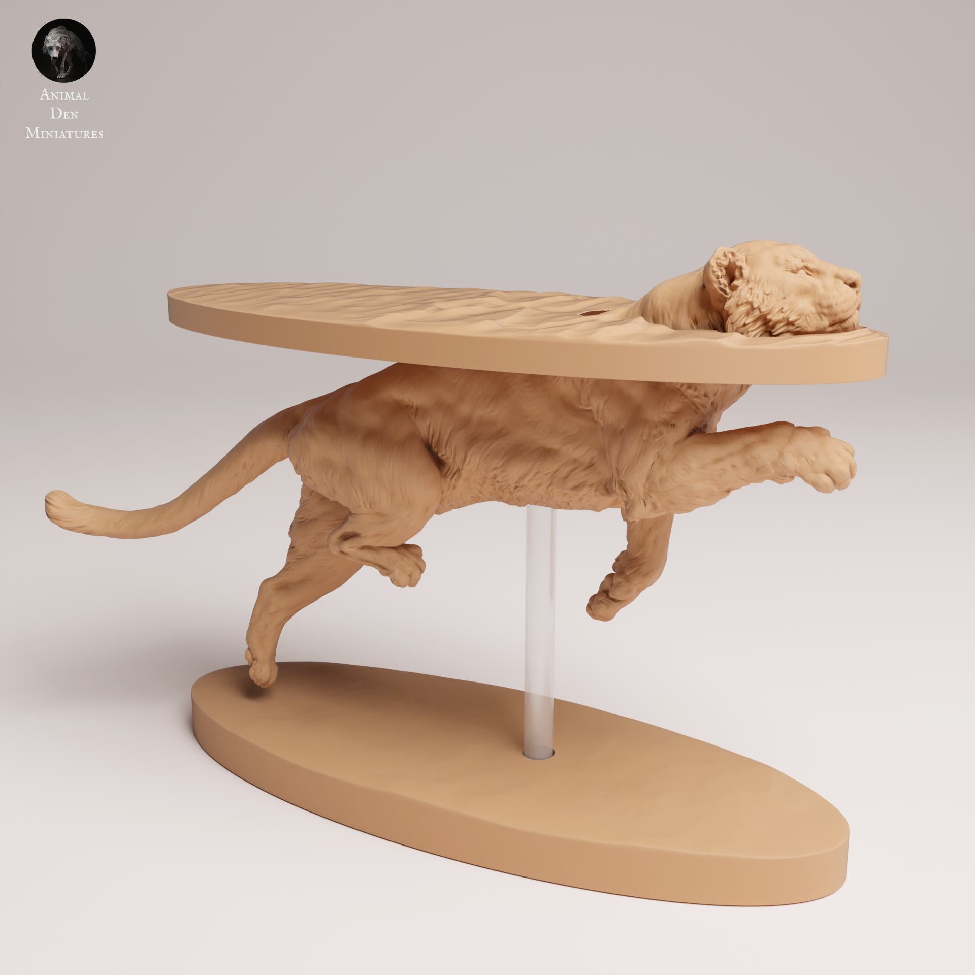 Productfoto Dierfiguur Diorama, Modelbouw: 0: Wilde Dierfiguur: Zwemmende Sumatra-Tijger (Ref 25_03_03)