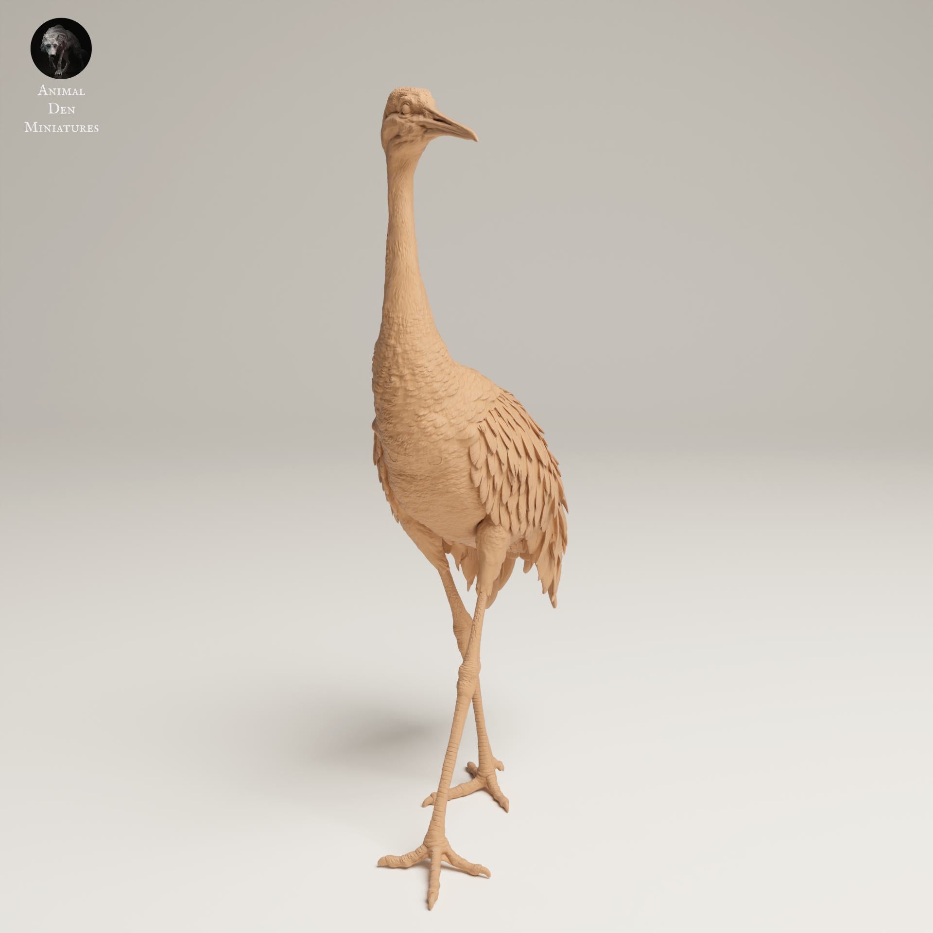 Productfoto Dierfiguur Diorama, Modelbouw: 0: Wilde Dierfiguur: Grote Canadese Kraanvogel – Greater Sandhill Crane (Ref 25_06_11)