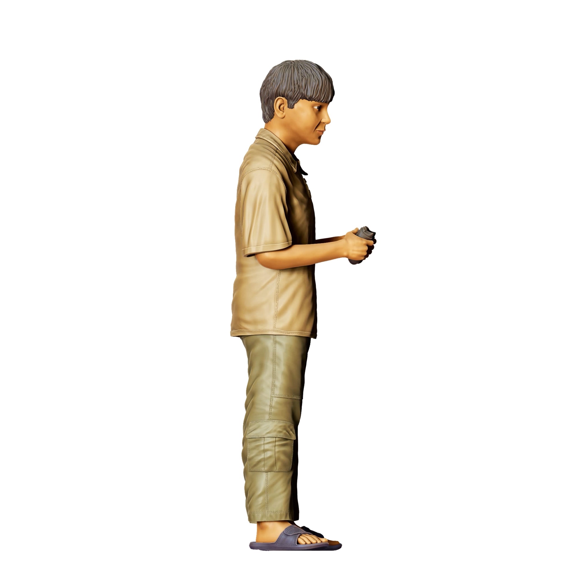 Diorama modelbouw productfoto 0: Speelkind met RC auto A (Ref. Nr. 371)