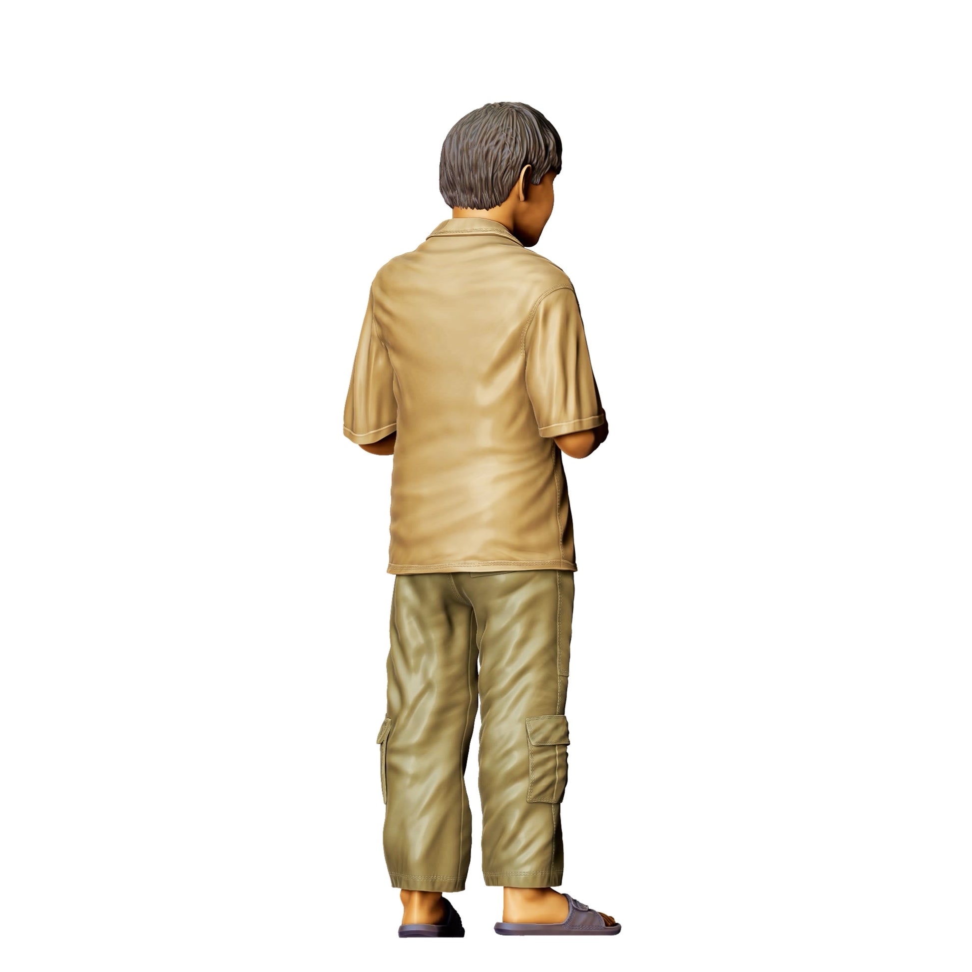 Diorama modelbouw productfoto 0: Speelkind met RC auto A (Ref. Nr. 371)