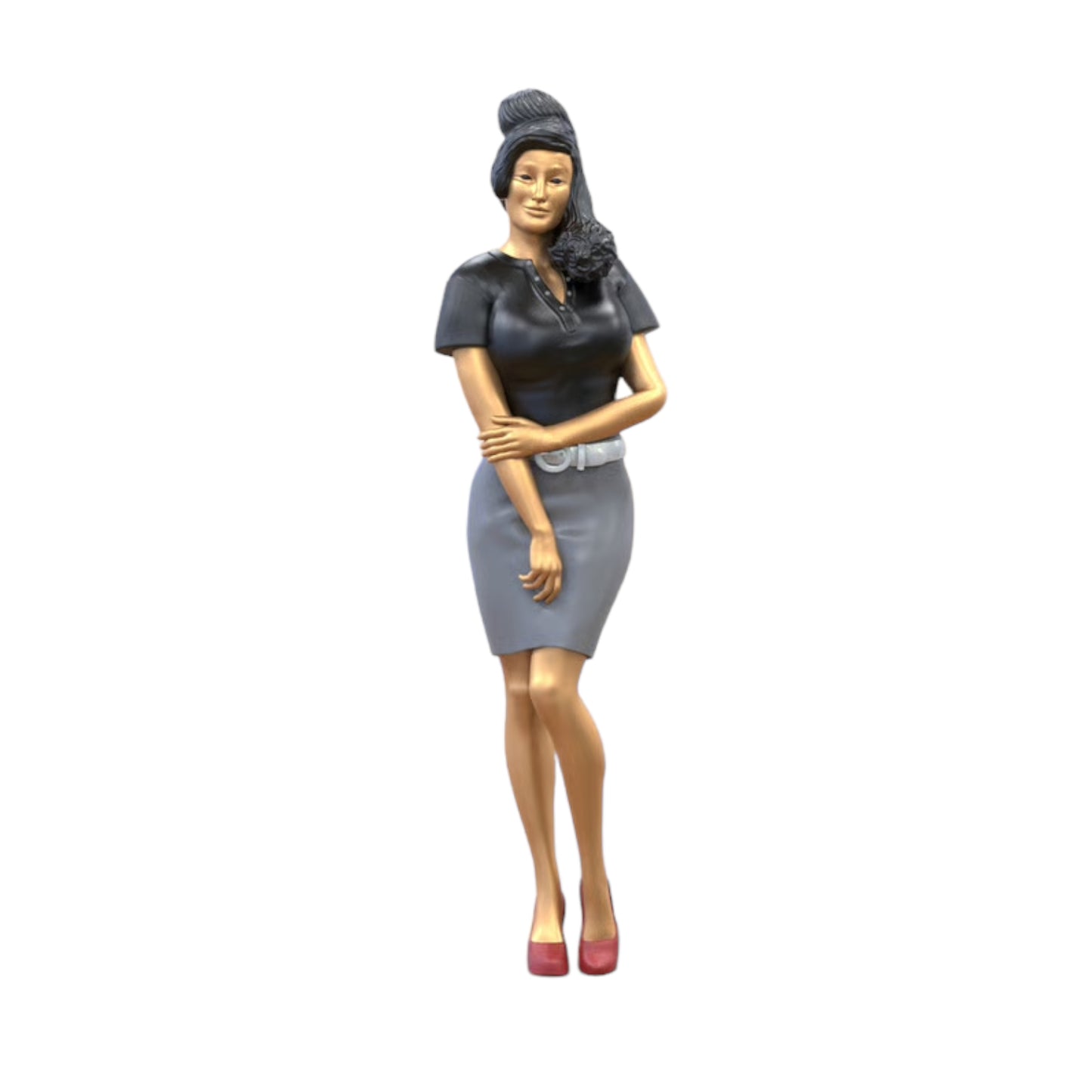 Produktfoto 0: Frau mit Rock und Bluse