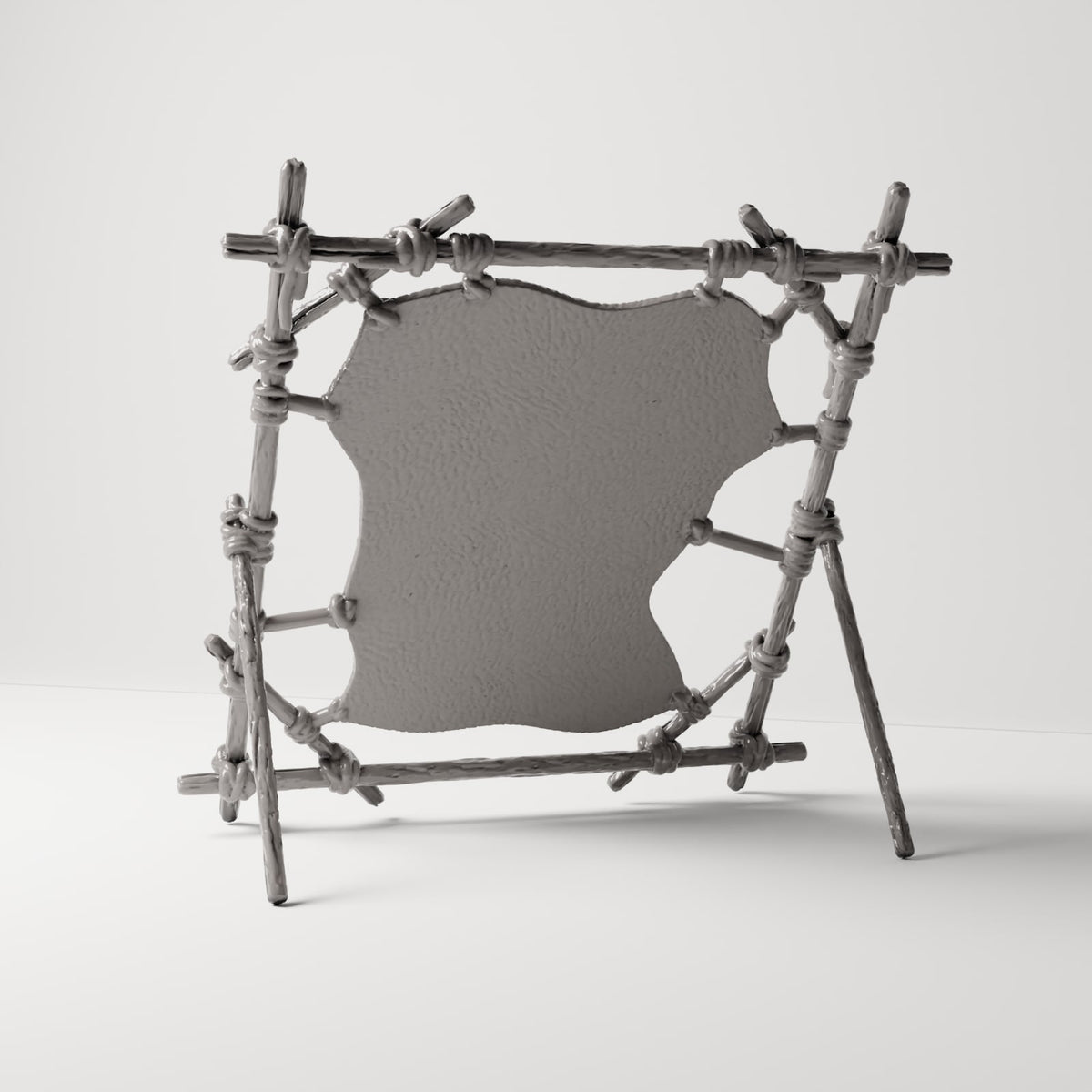 MyPortal 220 3: Diorama-ambacht: leren droogrek met dierenhuid (Ref. 220D)