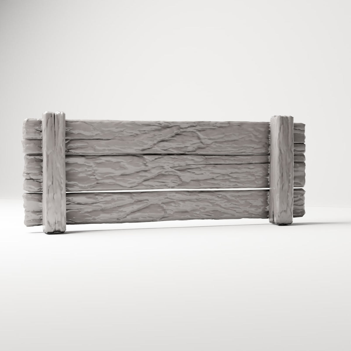 MyPortal 234 3: Dioramaterrein: Verweerde houten barrière (Ref. 234D)
