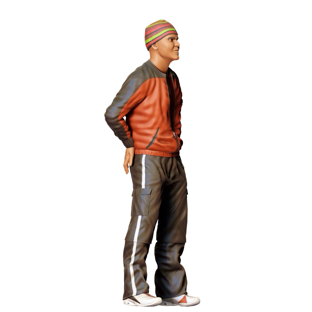 Miniatuurfiguur: Man met Hoed en Leren Jas (Nr. 281)