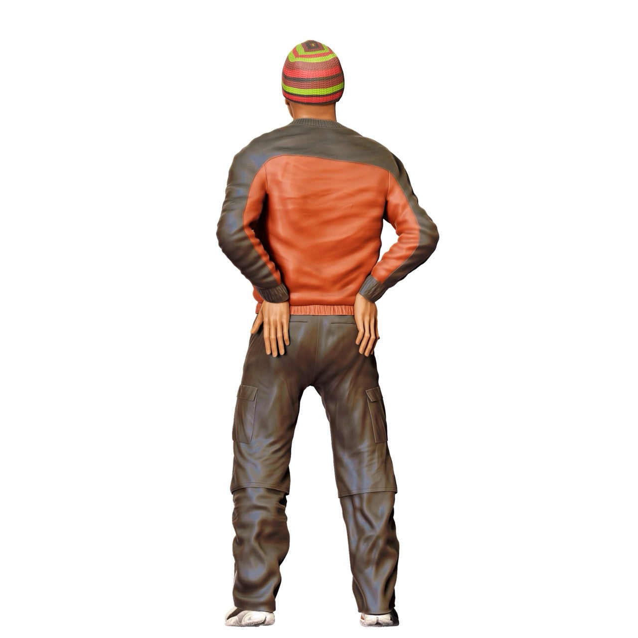 Miniatuurfiguur: Man met Hoed en Leren Jas (Nr. 281)