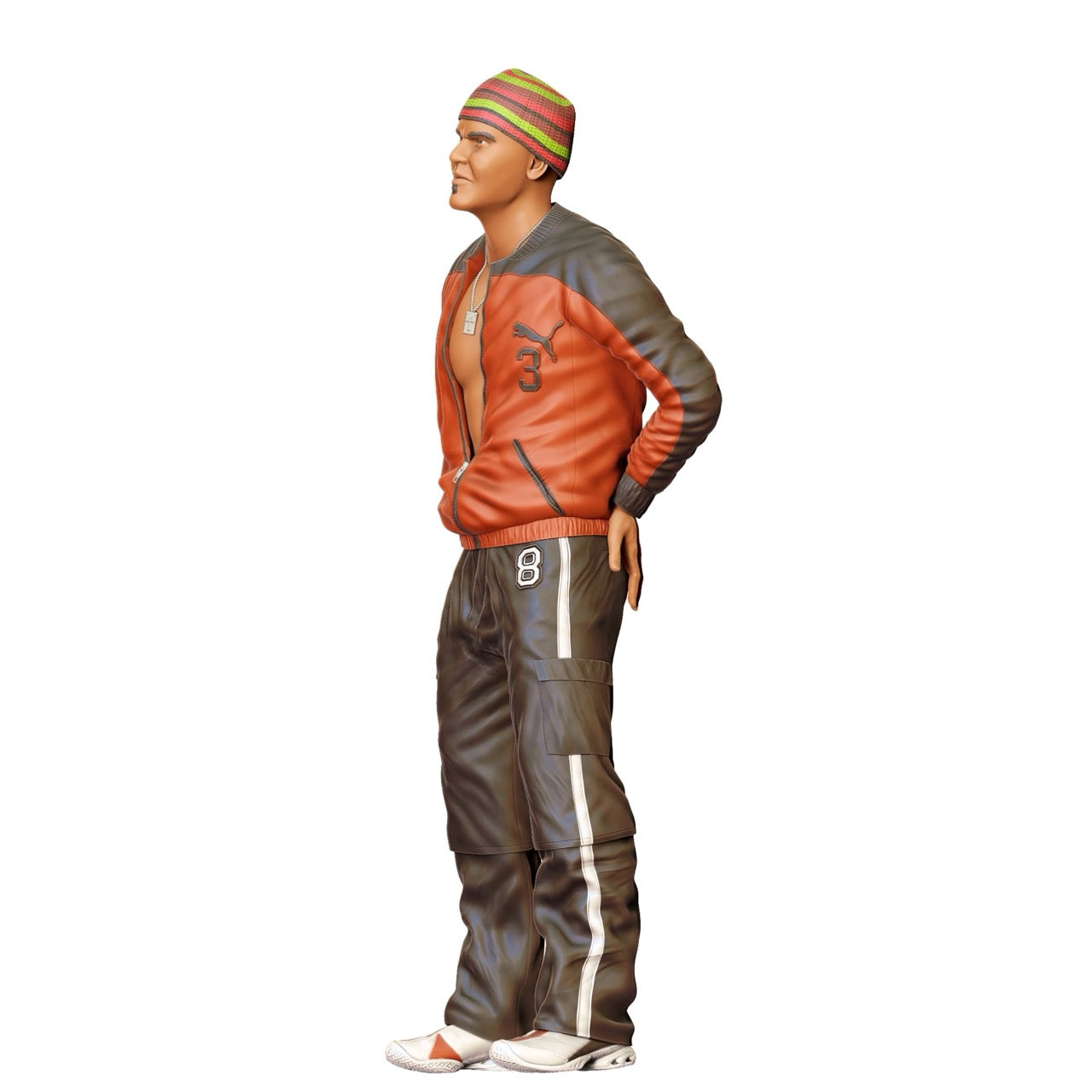 Productafbeelding 6 van 6: Miniatuurfiguur: Man met Hoed en Leren Jas (Nr. 281)
