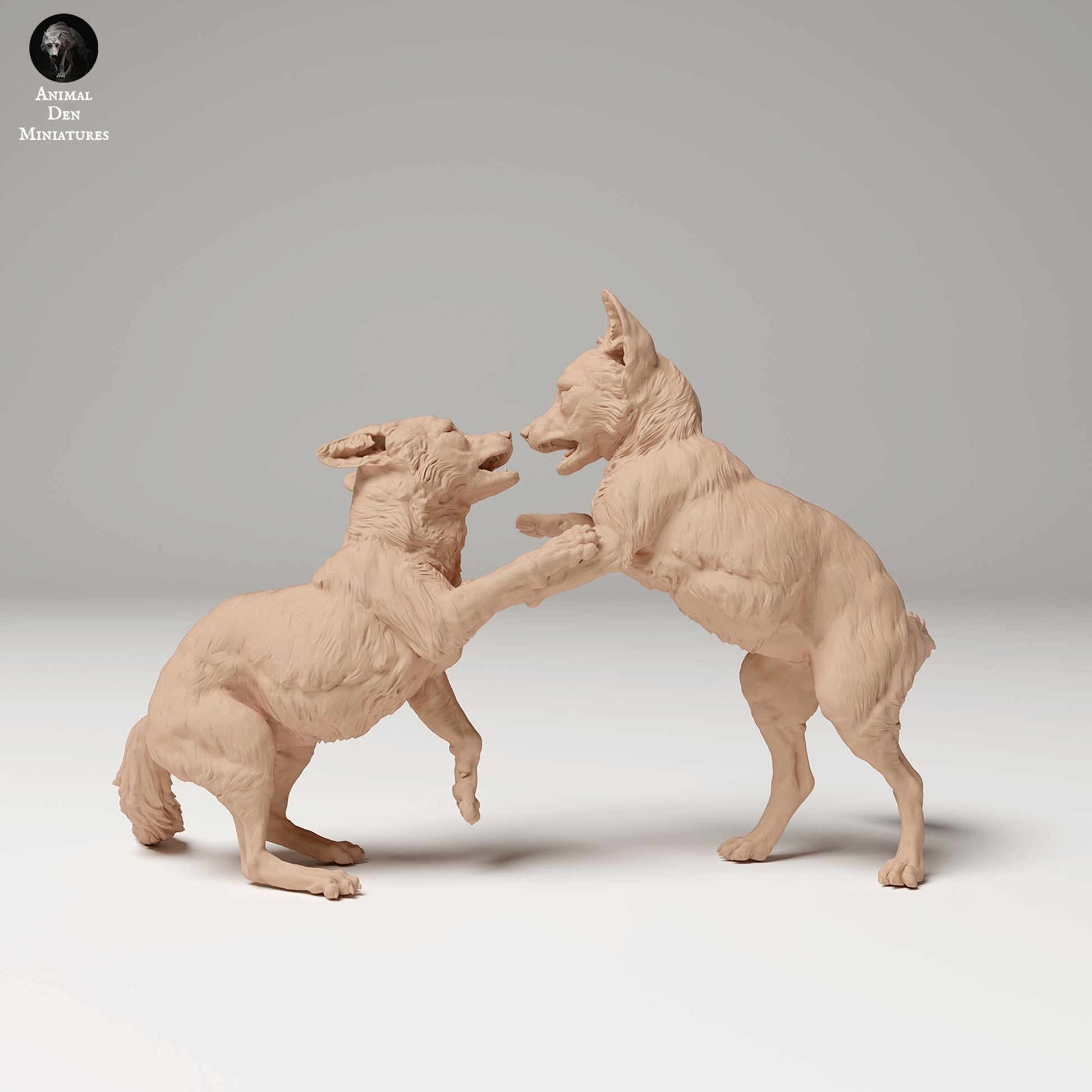 Productfoto Dierfiguur Diorama, Modelbouw: 0: Wilde Dierfiguur: Vossenwelpen – Rode Vos (Ref 24_09_05)