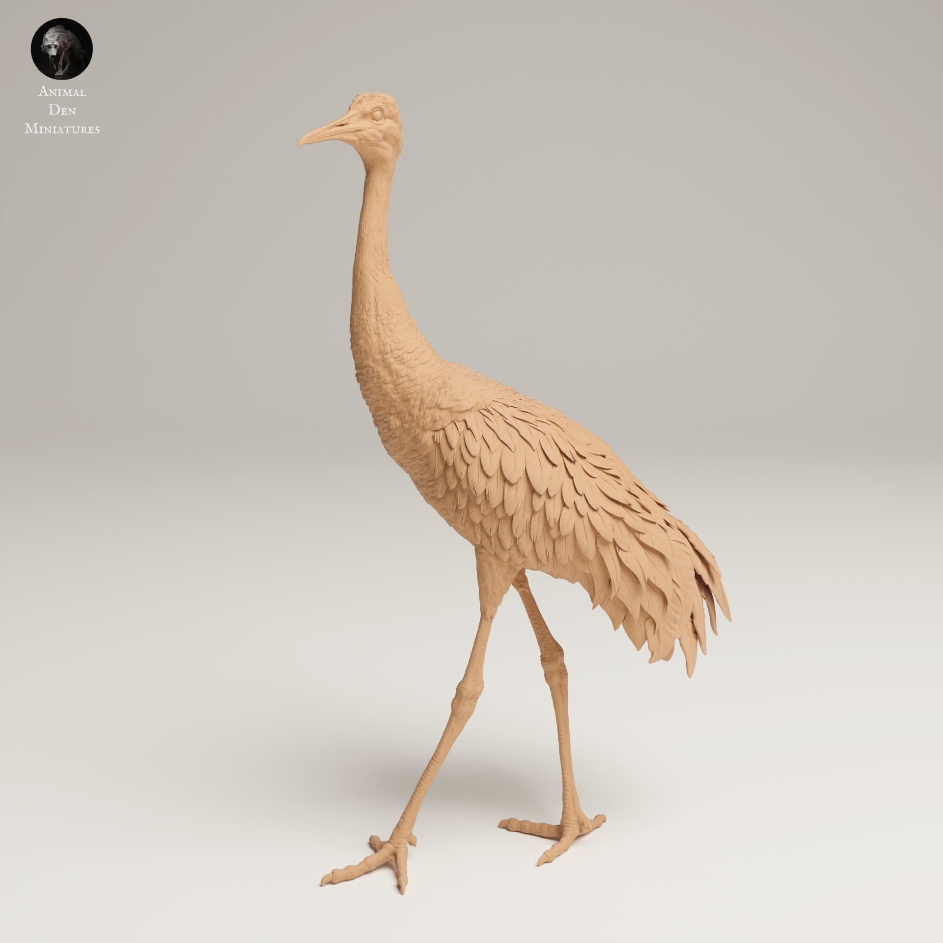 Productfoto Dierfiguur Diorama, Modelbouw: 0: Wilde Dierfiguur: Grote Canadese Kraanvogel – Greater Sandhill Crane (Ref 25_06_11)