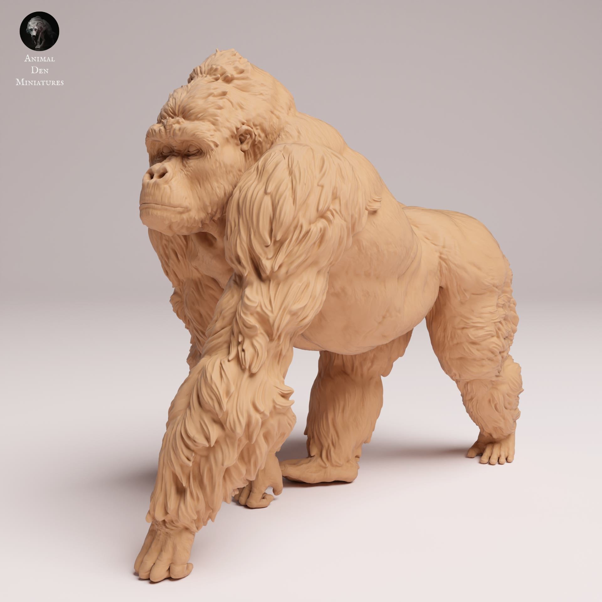 Productfoto Dierfiguur Diorama, Modelbouw: 0: Jungle Dierfiguur: Oostelijke Laaglandgorilla – Zilverrug (Ref 25_07_08)